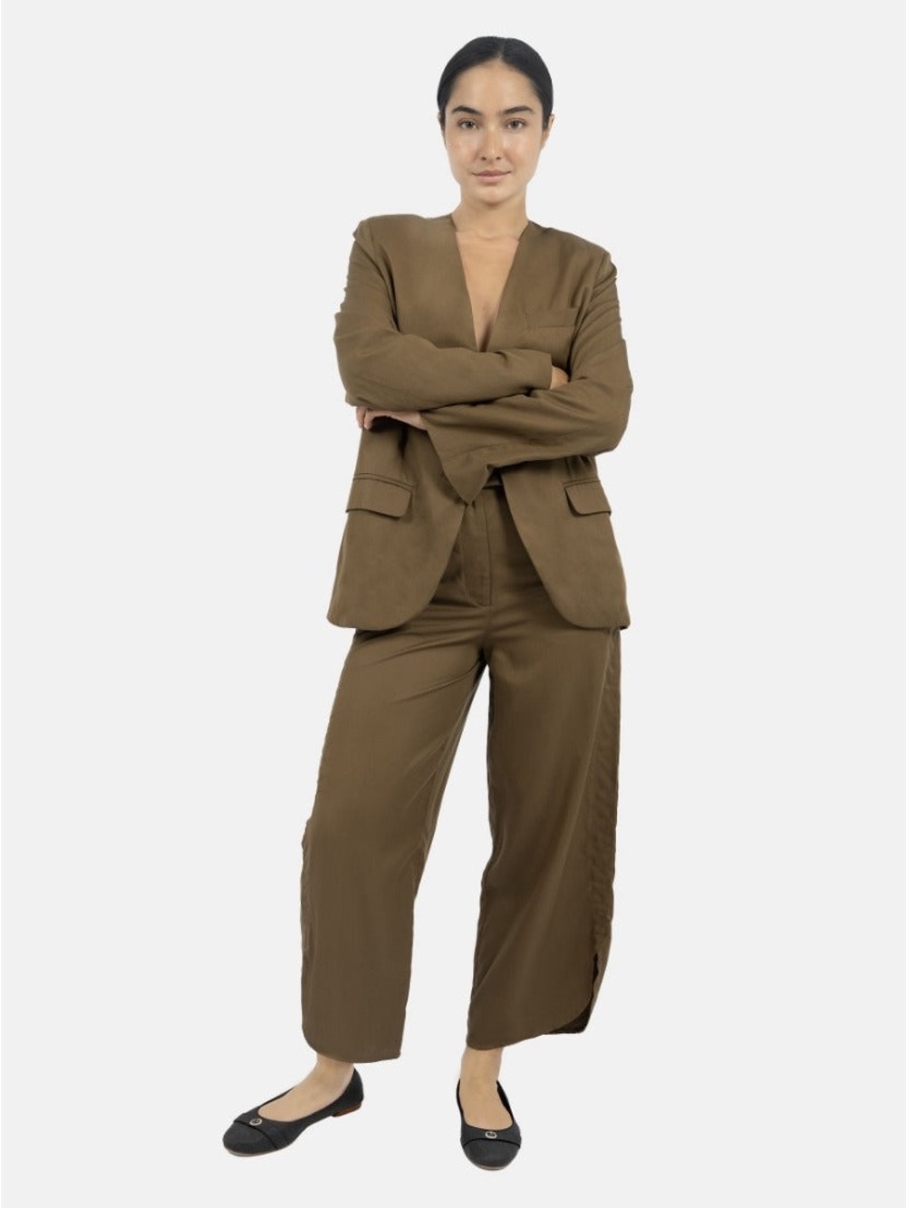 1 People Auckland Pants-Taupe